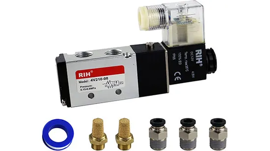 Airtac Solenoid Valve 4V420 4V210 4V330 3V220 4V210-08 4V210-10 4V210-15 4V220-06